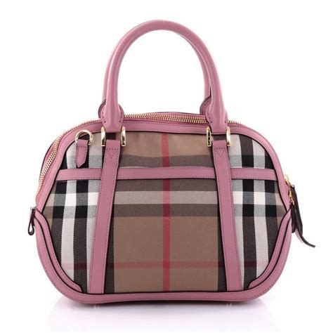 burberry itcf&10sca|Burberry Bridle Orchard Bag House Check Canvas Medium.